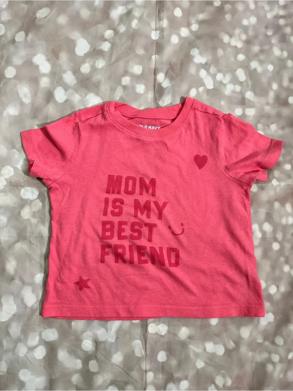 Old Navy Pink Graphic Tee — 'Mom Is My Best Friend